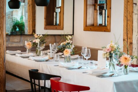 Floristikwerkstatt Hladovsky | Hochzeit | Tischdekoration